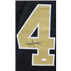 Image 2 : New Orleans Saints Alvin Kamara Authentic Signed Black Pro Style Jersey Autographed JSA