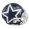 Image 1 : Dallas Cowboys QBs (3) Aikman, Romo & Prescott Signed Amp F/S Speed Rep Helmet BAS