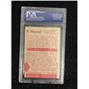 Image 2 : 1955 PARKHURST #42 BERT OLMSTEAD (PSA 7)
