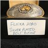 Image 2 : FLICKA 2020 SILVER PLATED BELT BUCKLE