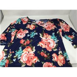 Star Vixen Floral Top (size 1X)