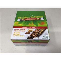 Natures' Heart Pecan, Banana & Dark Chocolate Bars (12 x 35g)