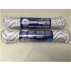 Braided Clothesline (2 x 100ft)