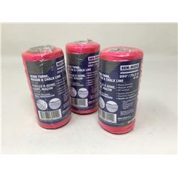 Seine Twine, Mason & Chalk Line (3 x 250ft)