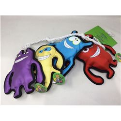 Lot of Tough Ballistic Squeaking Dog Toy (4)