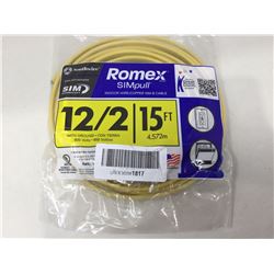 15ft Indoor Wire/Copper NM-B Cable