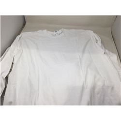 Set of 2 White Long Sleeve Shirts (2xl)