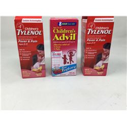 Lot of Children's Fever & Pain Reliever