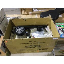 Shop Fox 1 HP 800 CFM Dust Collector - Model: W1727
