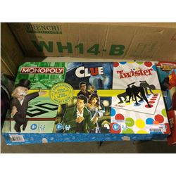 3-in-1 Monopoly, Clue, Twister Pack