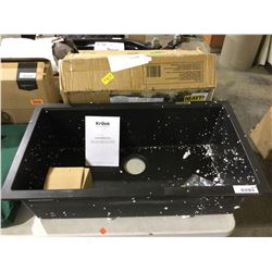 Kraus Granite Kitchen Sink w/ Stainless Steel Basket Strainer