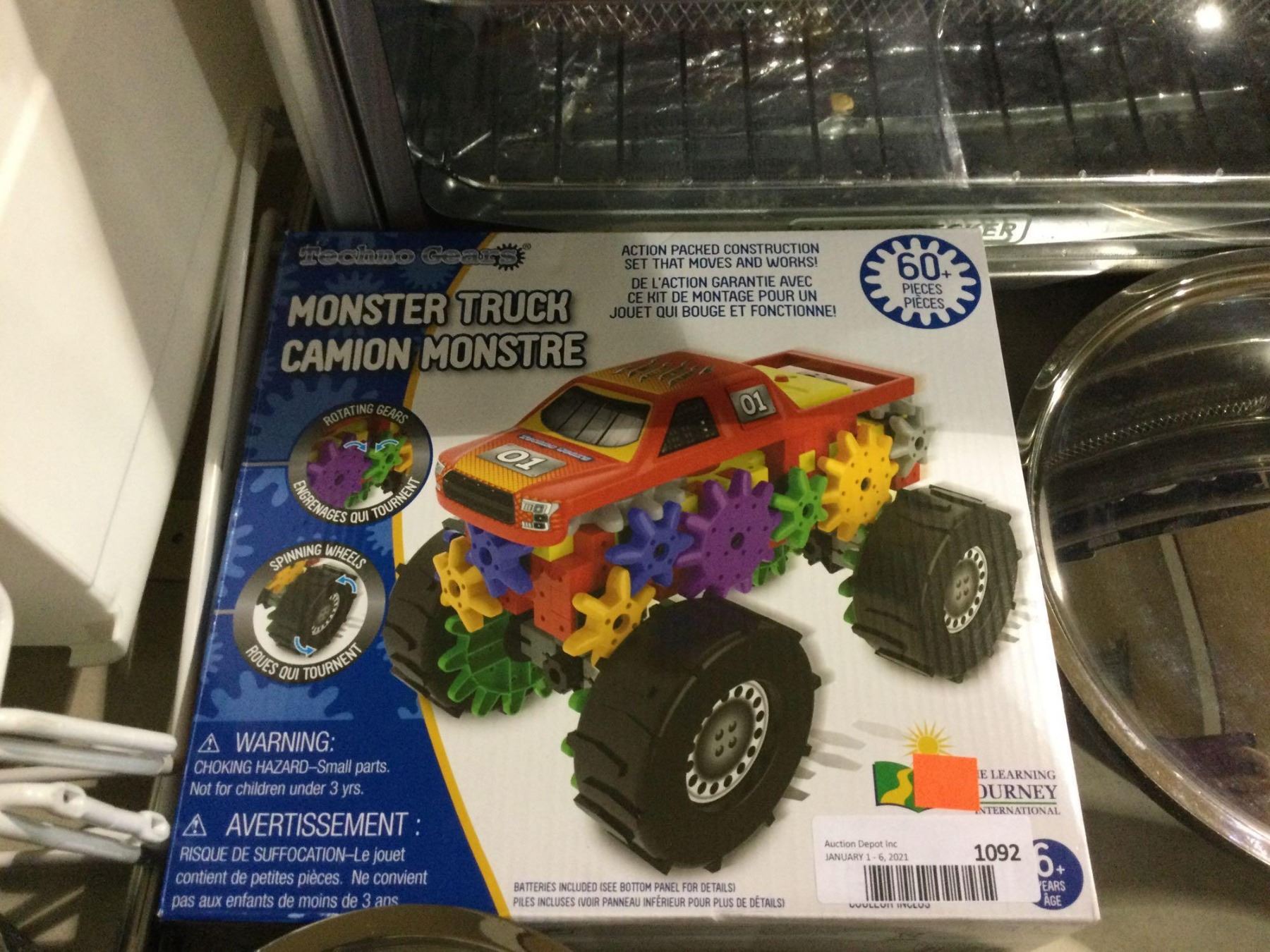 Techno Gears Monster Truck Construction Set