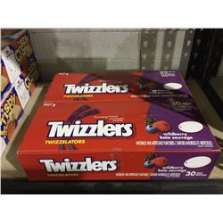 Twizzlers Wildberry Twizzelators Licorice Candy (957g) Lot of 2