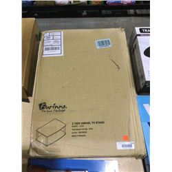 Furinno 2-Tier Swivel TV Stand - Model: 13191