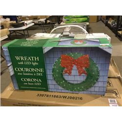 Wreath w/ LED Lights