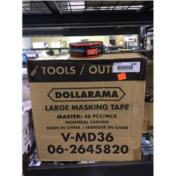 Case of 48 Large Duramax Masking Tape Rolls