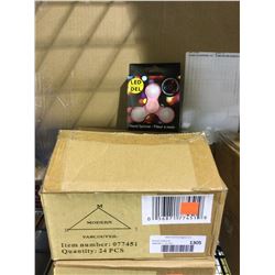 Case of 24 LED Hand Spinners
