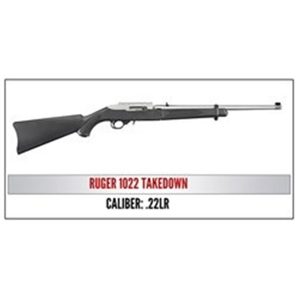 Ruger 1022 TAKEDOWN .22LR SEMI AUTO RIFLE
