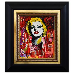 Nastya Rovenskaya- Mixed Media "Marilyn Monroe II"