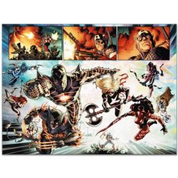 Marvel Comics "Fear Itself #7" Numbered Limited Edition Giclee on Canvas by Stuart Immonen with COA.