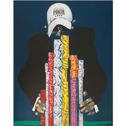 Waldemar Swierzy (1931-2013)- Hand Pulled Original Lithograph "Full House"