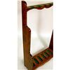 Image 2 : A FIGURED MAPLE GUN RACK