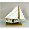 Image 2 : TWO PAINTED AND POLYCHROME DECORATED WOODEN SHIP MODELS