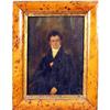 Image 2 : TWO FRAMED OIL ON BOARD PORTRAITS