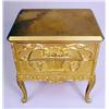 Image 3 : A GOLD PAINTED FRENCH PROVINCIAL STYLE TWO DRAWER STAND