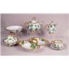 Image 1 : A PORCELAIN IVY AND PARCEL GILT DECORATED TEA SERVICE