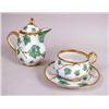 Image 5 : A PORCELAIN IVY AND PARCEL GILT DECORATED TEA SERVICE