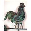 Image 2 : A COPPER AND ZINC ROOSTER FORM WEATHER VANE