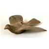 Image 1 : A RED PAINTED CAST IRON DOVE FORM GATE WEIGHT