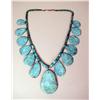 Image 1 : AN OLD AND RARE NATIVE AMERICAN TURQUOISE NECKLACE