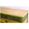 Image 5 : A LOUIS XVI STYLE HAND PAINTED PARCEL GILT DECORATED SECRETAIRE