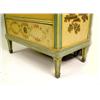 Image 7 : A LOUIS XVI STYLE HAND PAINTED PARCEL GILT DECORATED SECRETAIRE