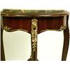 Image 4 : A LOUIS XVI STYLE ORMOLU MOUNTED MARBLE TOP GUERIDON