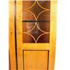 Image 2 : A BIEDERMEIER STYLE INLAID AND PART EBONIZED CHERRYWOOD TWO DOOR BOOKCASE CABINET