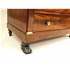 Image 4 : A NEOCLASSICAL ORMOLU MOUNTED MARBLE TOP MAHOGANY THREE DRAWER COMMODE