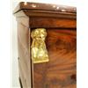 Image 5 : A NEOCLASSICAL ORMOLU MOUNTED MARBLE TOP MAHOGANY THREE DRAWER COMMODE