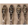 Image 2 : A SET OF ELEVEN GORHAM STERLING SILVER ZODIAC/MONTH CANAPE FORKS