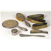Image 1 : A GROUP OF STERLING SILVER DRESSER ITEMS