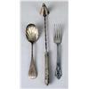 Image 3 : A GROUP OF WALLACE "ROSE POINT" PATTERN STERLING SILVER FLATWARE ITEMS