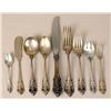 Image 1 : A WALLACE "GRANDE BAROQUE" PATTERN STERLING SILVER FLATWARE SERVICE