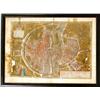 Image 8 : TWO FRAMED EARLY MAPS OF PARIS