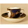 Image 2 : A VINCENNES BLEU LAPIS GROUND CUP AND SAUCER