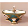 Image 1 : A SEVRES TRIPLE SALT CELLAR