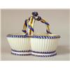 Image 3 : A SEVRES TRIPLE SALT CELLAR