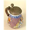 Image 8 : A GERMAN FAIENCE PEWTER MOUNTED JUG