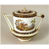 Image 3 : A SEVRES STYLE CHOCOLATE POT AND COVER
